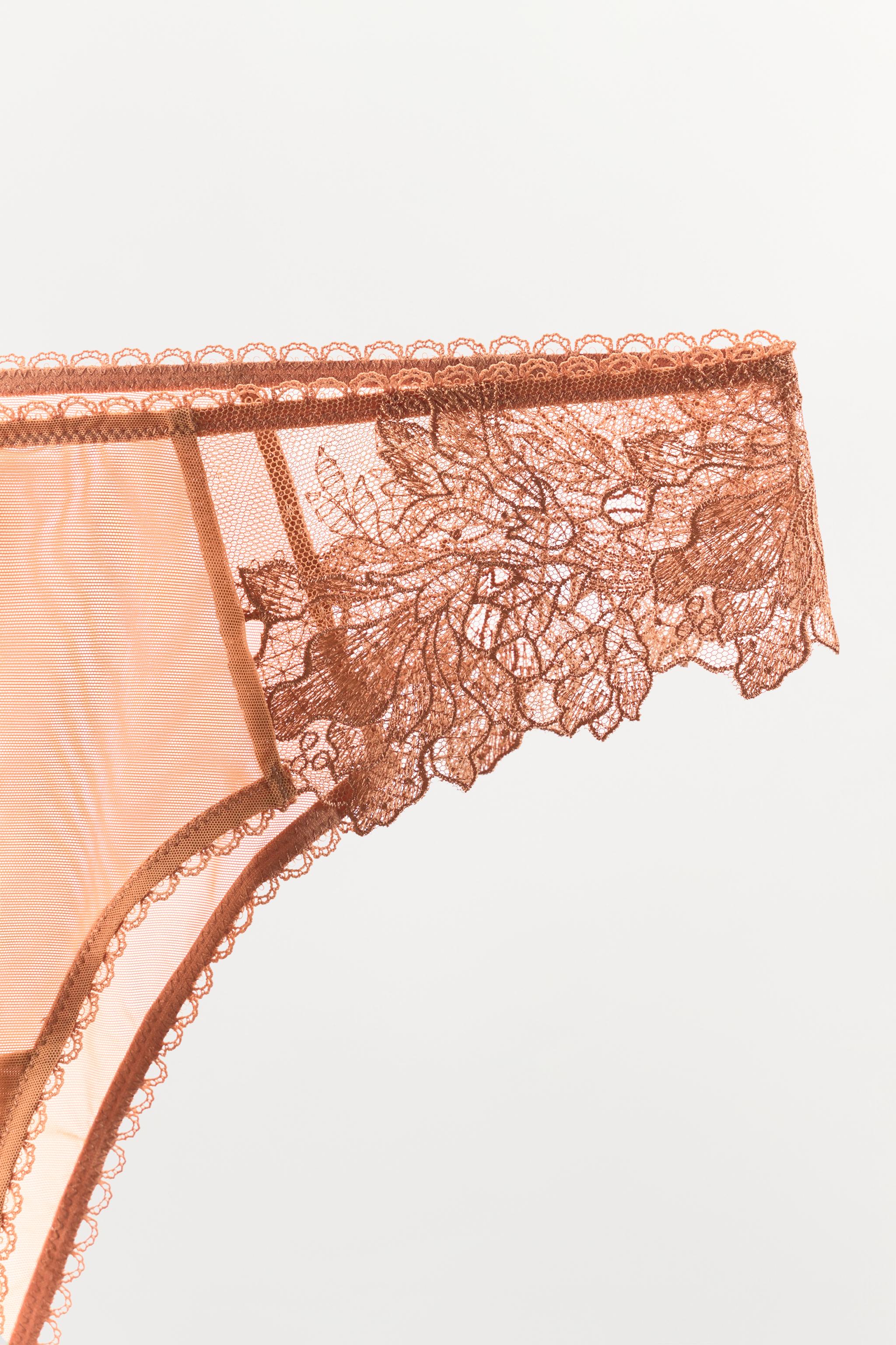 CULOTTE MESH ET DENTELLE